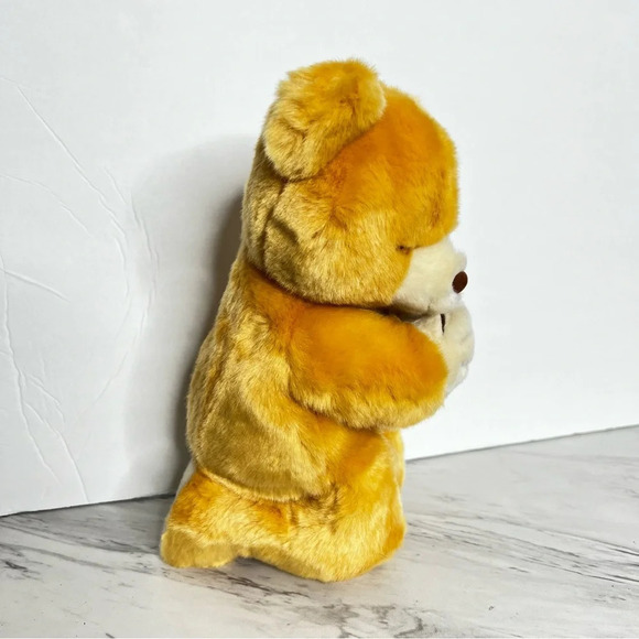 ty Beanie Original Buddy Praying Hope Vintage Brown Size 9.5" Plush Collectable - Picture 4 of 12